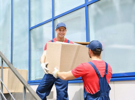 Local flat removals service in Swiss Cottage near apartment buildings