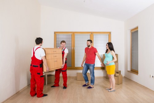 Removal vehicle suitable for apartment and office moves in Swiss Cottage