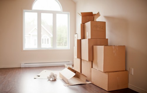 Van service supporting a flat move in Swiss Cottage