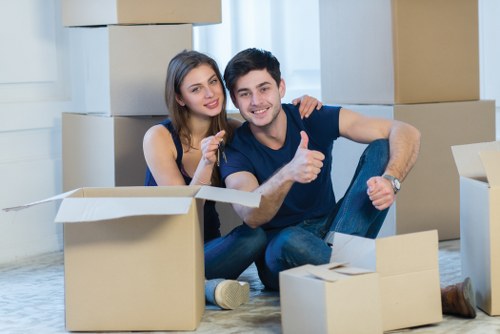 Careful packing and moving support for a Swiss Cottage flat relocation