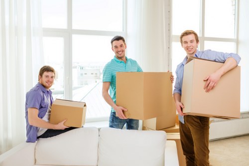 Careful packing and furniture handling for a local move in Swiss Cottage