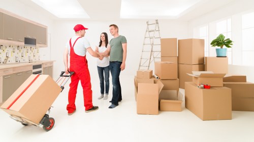 Safe movement of desks, files, and IT equipment in an office relocation
