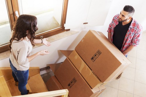 Responsible recycling and waste separation during a move