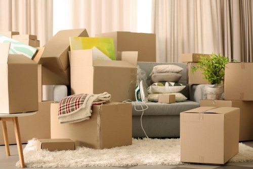 Local removals team handling a residential move near Swiss Cottage